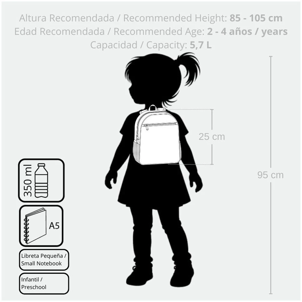 Joumma Bags Disney Stitch Beach & Love adaptable backpack 25cm