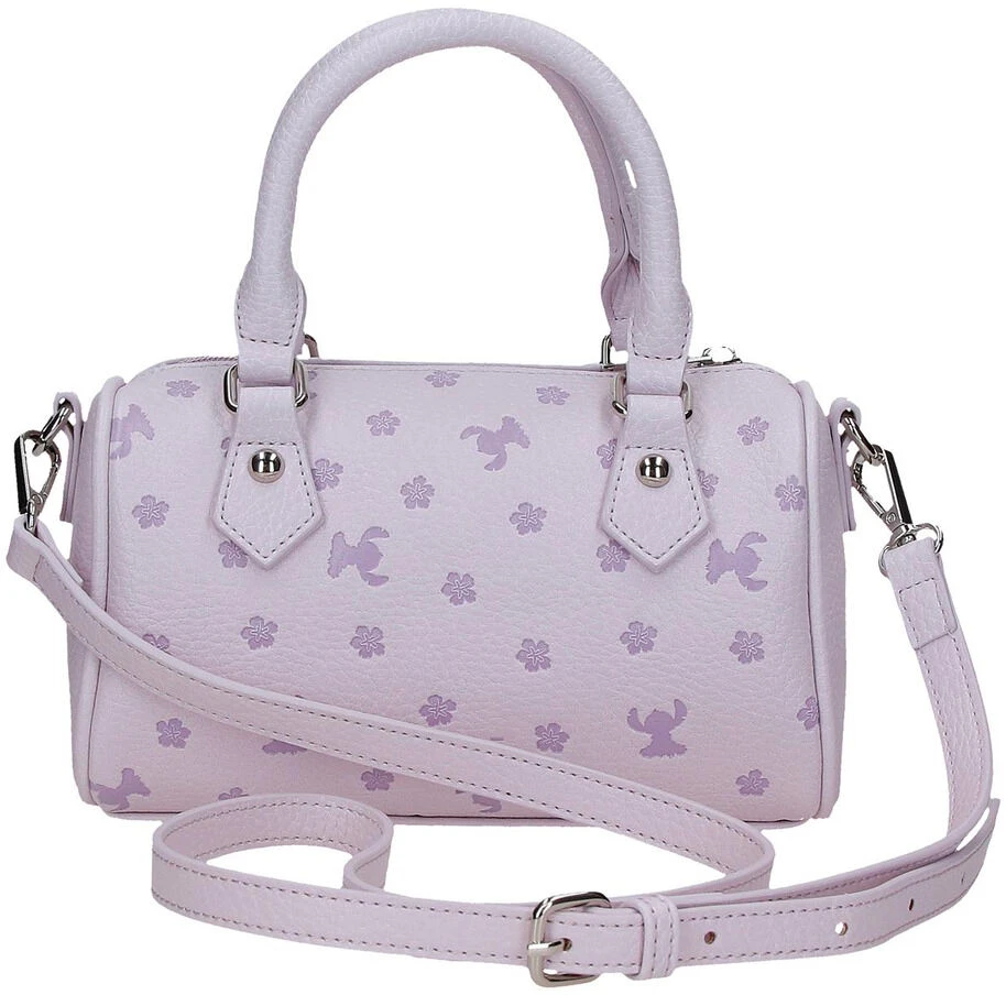 Šviesiai violetinė Stitch rankinė su dirželiu
