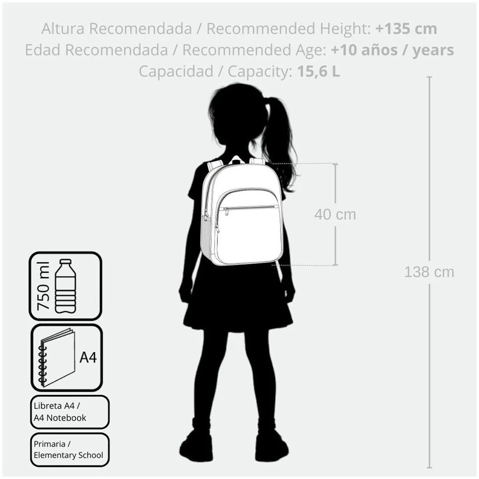 Joumma Bags Disney Stitch Keep Going adaptable backpack 40cm