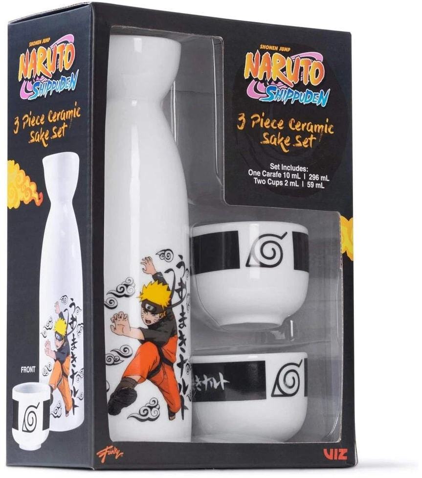 Just Funky Naruto Shippuden sake set 3pcs