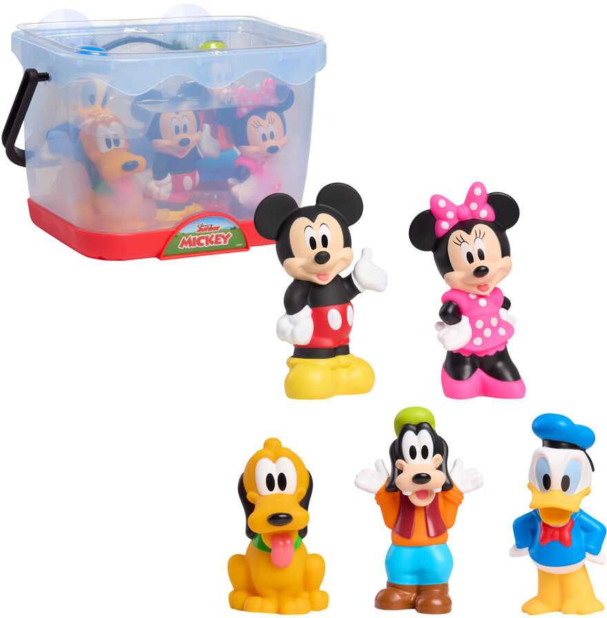 justplay Disney Mickey and Friends set of 5 bathroom figures