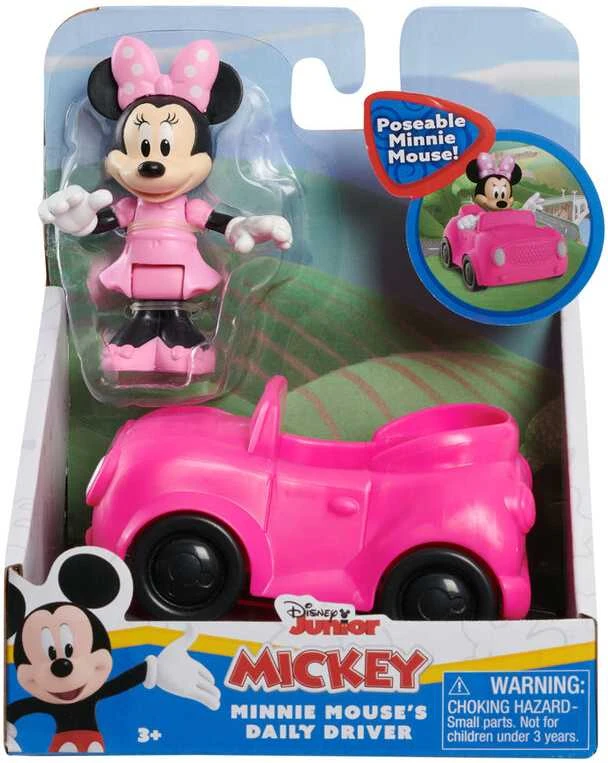 justplay Disney Mickey Minnie car assorted figure