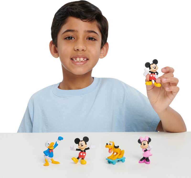 DISNEY RINKINYS IŠ 5 MINIŲ FIGŪRŲ FIGŪRŲ MICKEY MOUSE DONALD ANTIES PLUTO