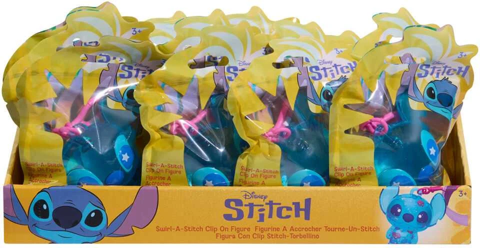 justplay Disney Stitch - filmo aklųjų prisegamos figūrėlės, įvairios (302-46204)