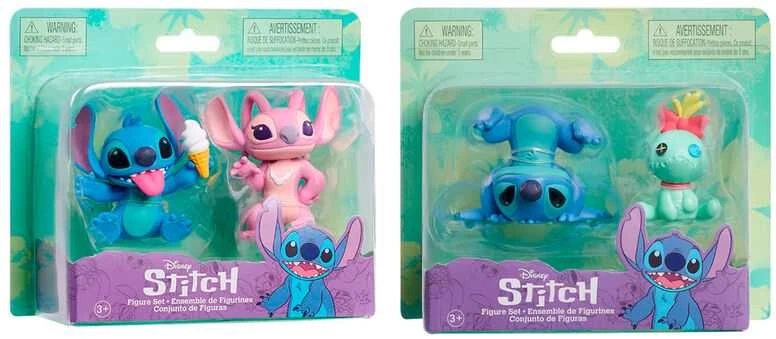 justplay Disney Stitch assorted pack 2 figures 7,5cm