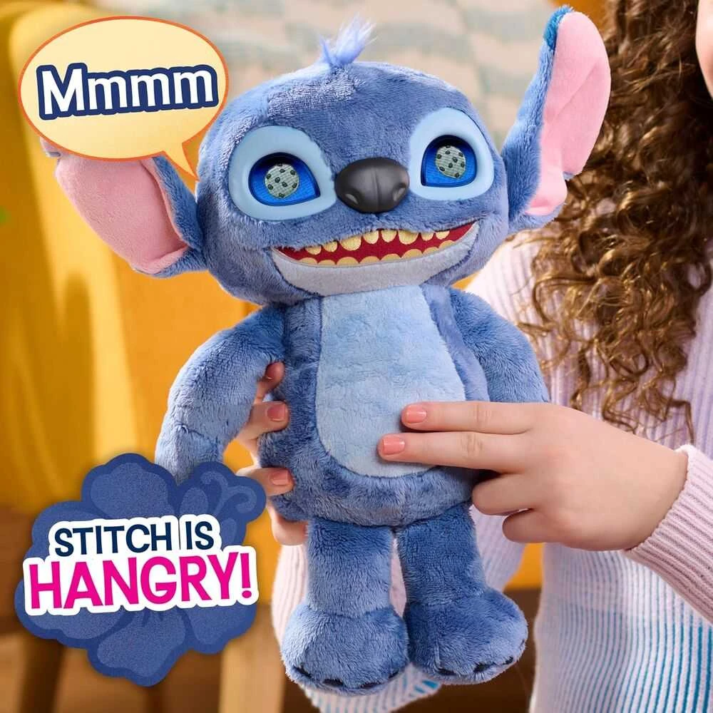 Disney JUST PLAY STITCH Interaktyvus pliušinis nuotaikas keičiantis Stičas, 35 cm
