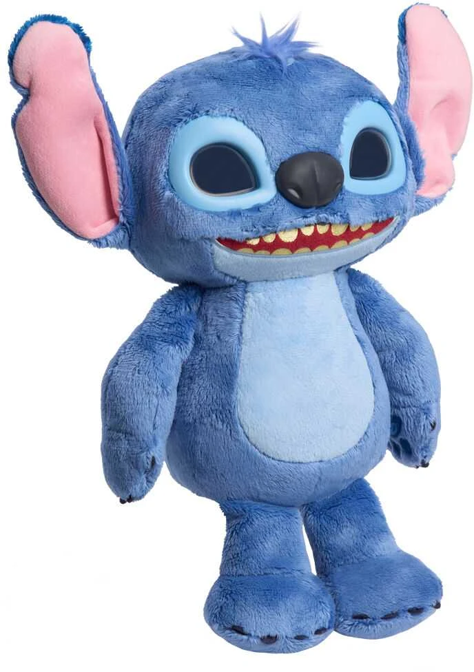 Disney JUST PLAY STITCH Interaktyvus pliušinis nuotaikas keičiantis Stičas, 35 cm