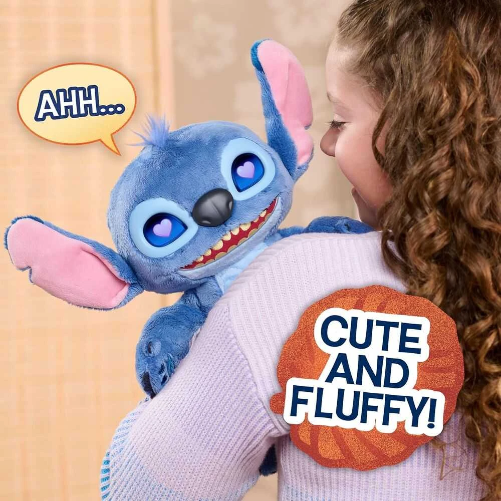 Disney JUST PLAY STITCH Interaktyvus pliušinis nuotaikas keičiantis Stičas, 35 cm