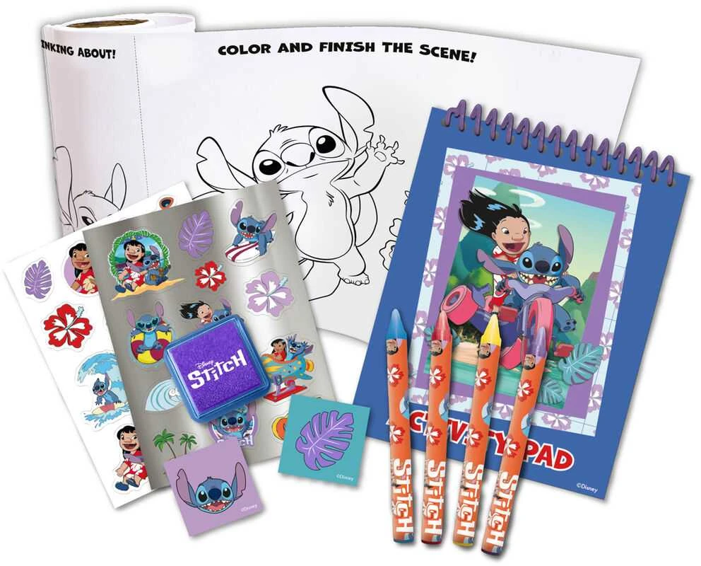 Disney Stitch kūrybinis rinkinys su priedais