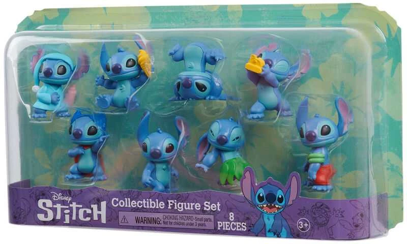 Usorteret „Disney Stitch“ – figūrėlių rinkinys 8 pakuotė 7 cm (302-46254)