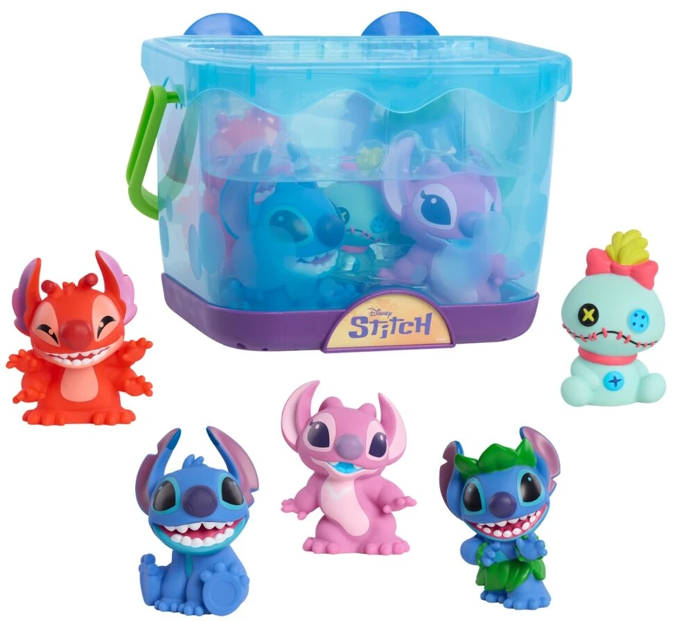 justplay Disney Stitch set of 5 bathroom figures