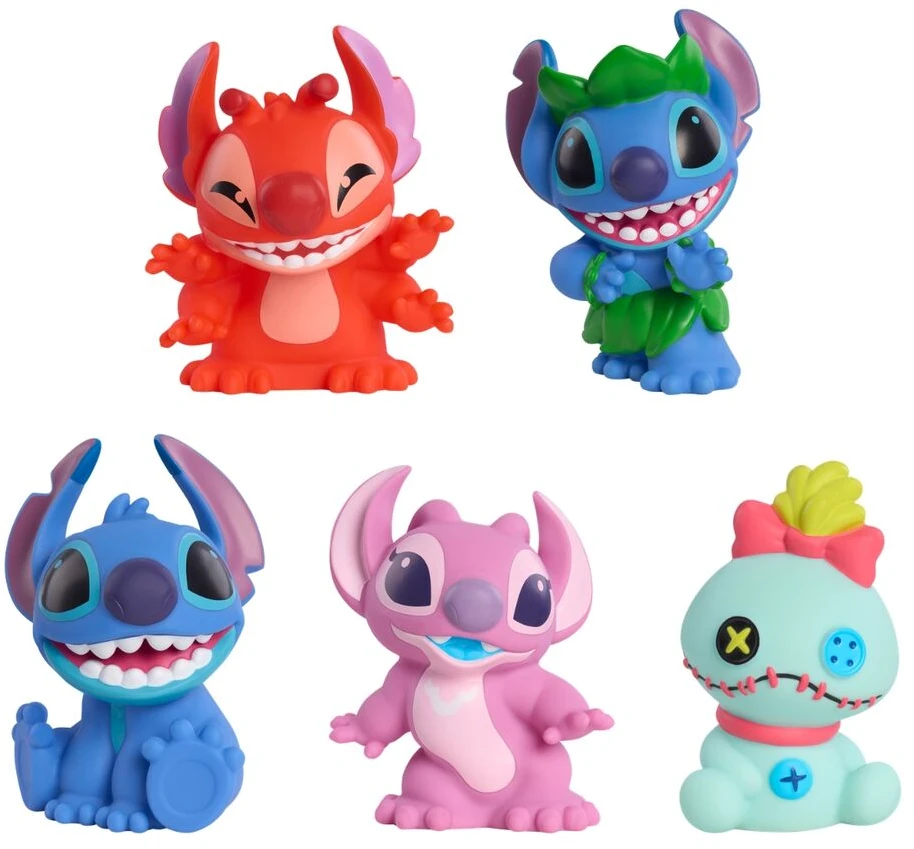 justplay Disney Stitch set of 5 bathroom figures