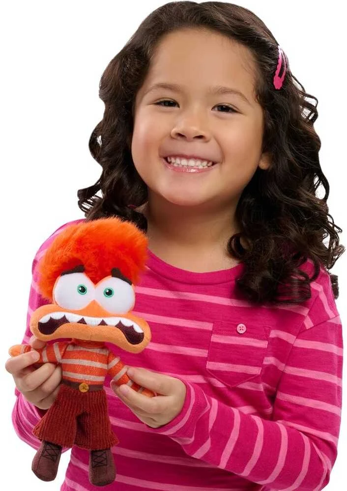 Dėlionė justplay „Inside Out 2“ oranžinė pliušinė nerimo talismanas 23cm
