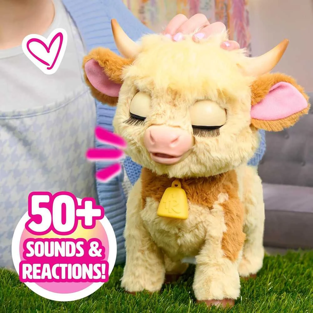 Interaktyvi pliušinė karvė Hasbro FurReal Maggie The Feed and Follow Cow
