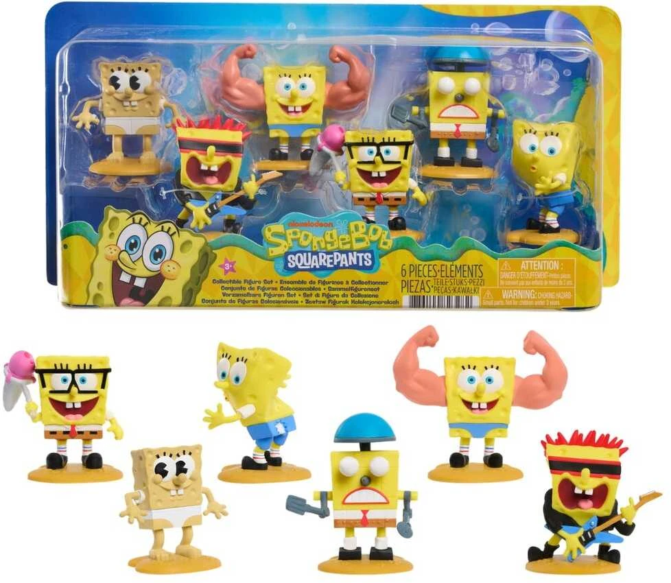justplay SpongeBob assorted blister 5 figures