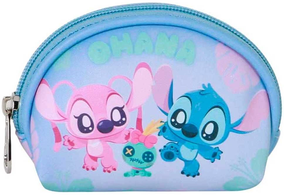 Disney Stitch ir Angel piniginė su užtrauktuku