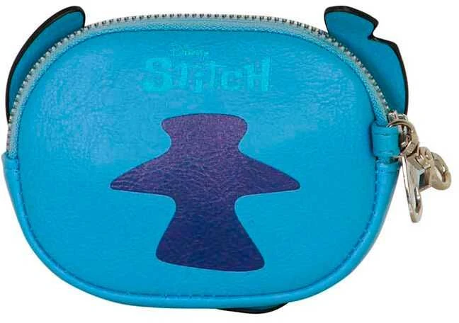 Stitch piniginė su užtrauktuku ir ausų detalėmis