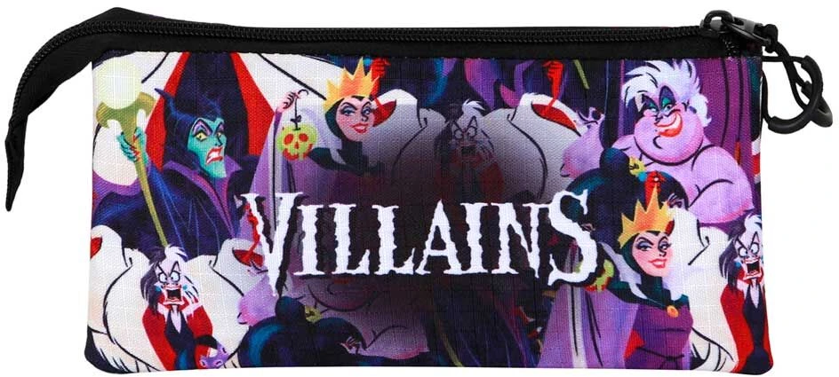 Karactermania Disney Villains triple pencil case