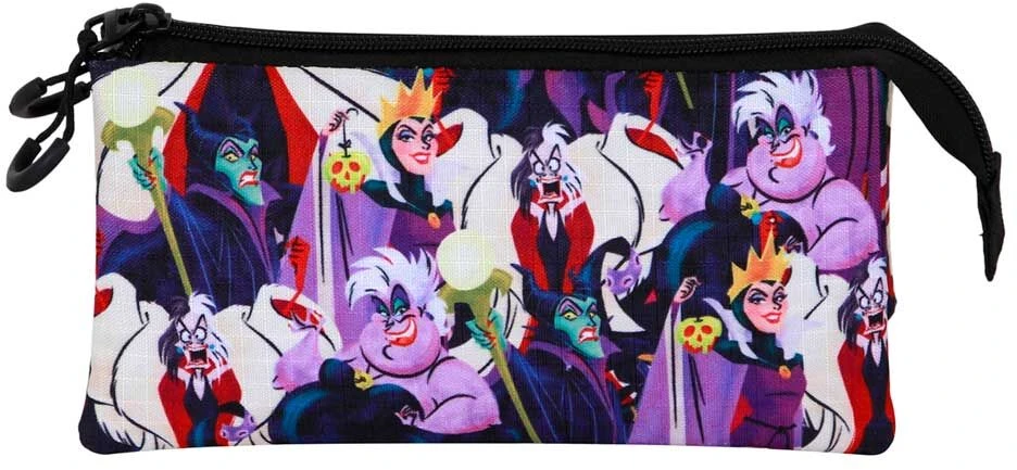 Karactermania Disney Villains triple pencil case