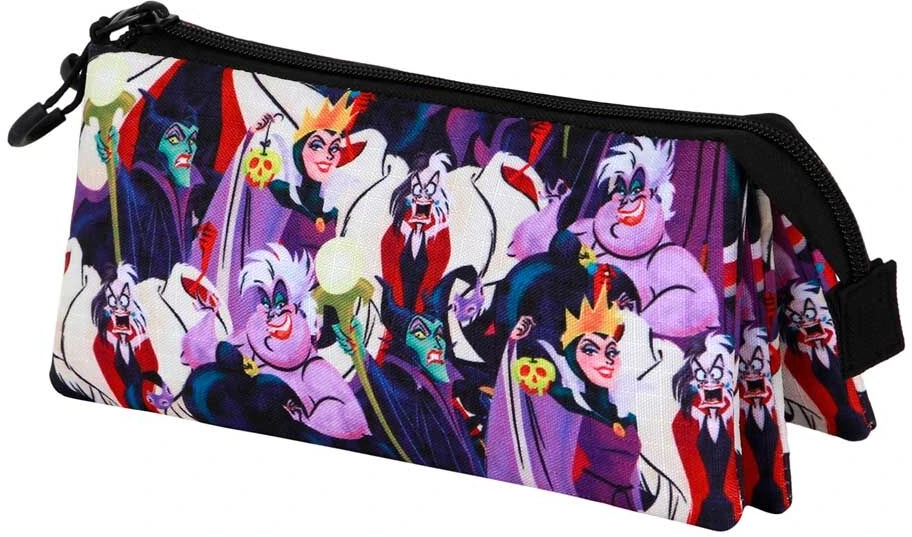 Karactermania Disney Villains triple pencil case