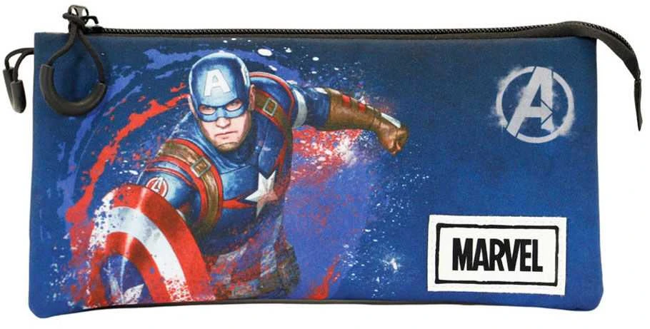 Karactermania Marvel Captain America Full triple pencil case