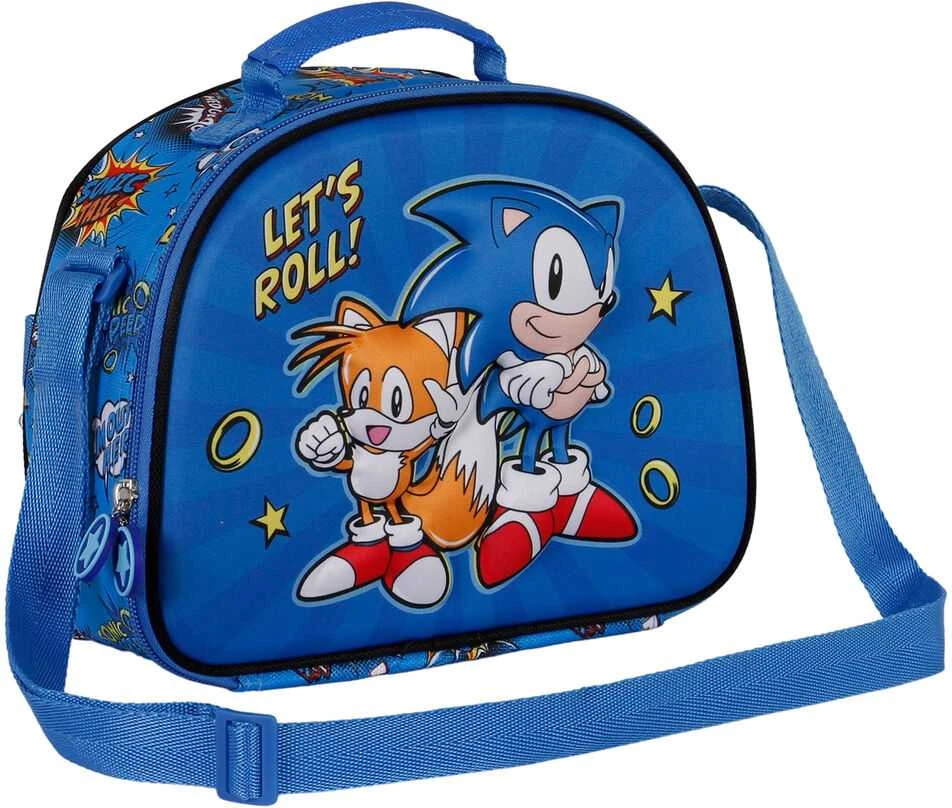 Karactermania Sonic The Hedgehog Lets Roll 3D lunch bag