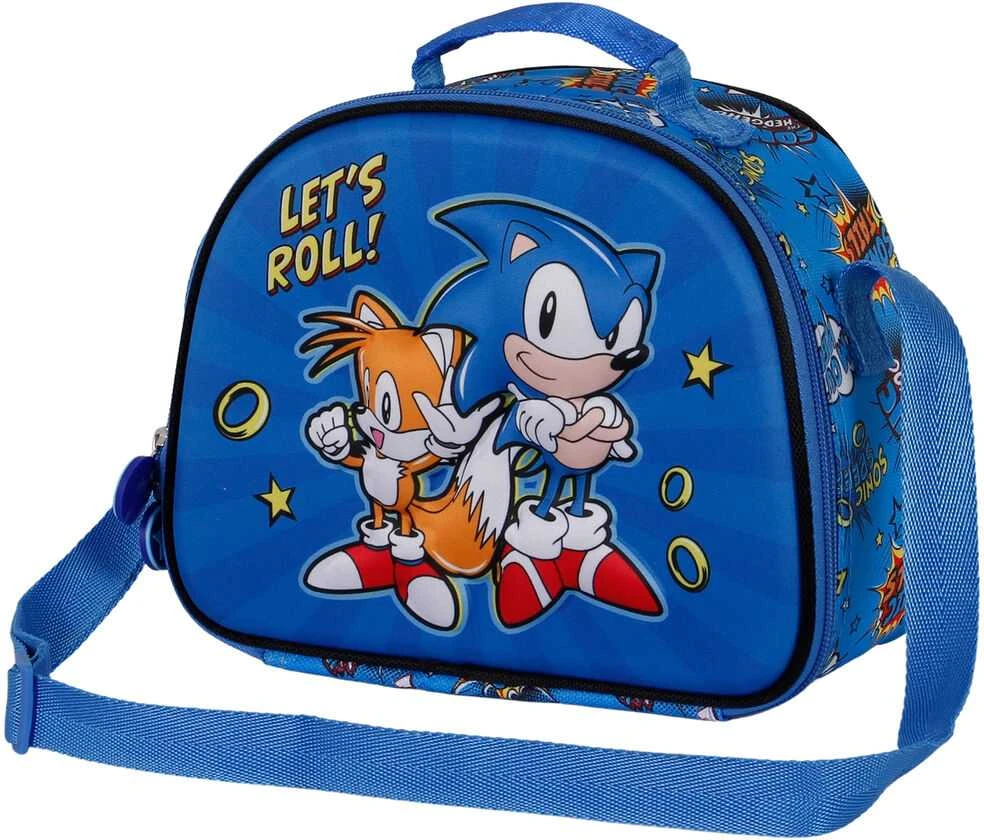 Karactermania Sonic The Hedgehog Lets Roll 3D lunch bag