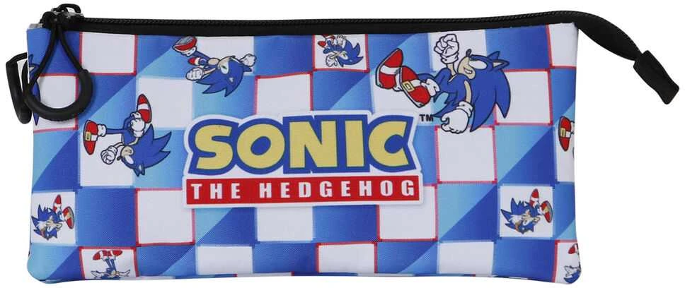 Karactermania Sonic The Hedgehog Mėlyna Lay triple pencil case
