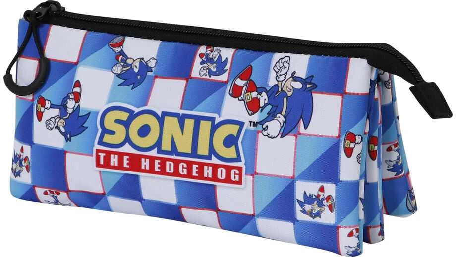 Karactermania Sonic The Hedgehog Mėlyna Lay triple pencil case
