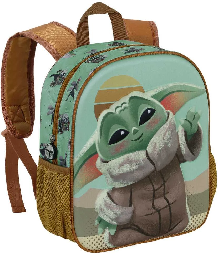 Karactermania Star Wars The Mandalorian Grogu Say Hi 3D backpack 31cm
