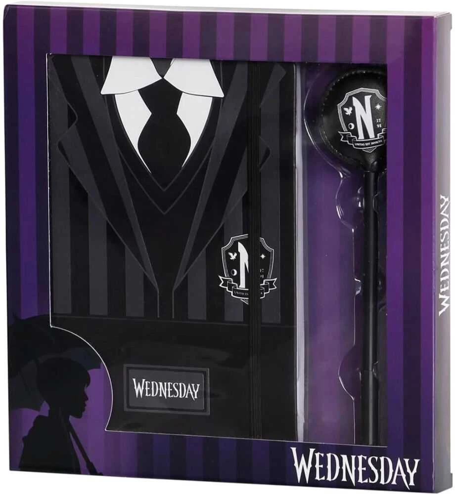 Karactermania Wednesday Uniform diary + pen set