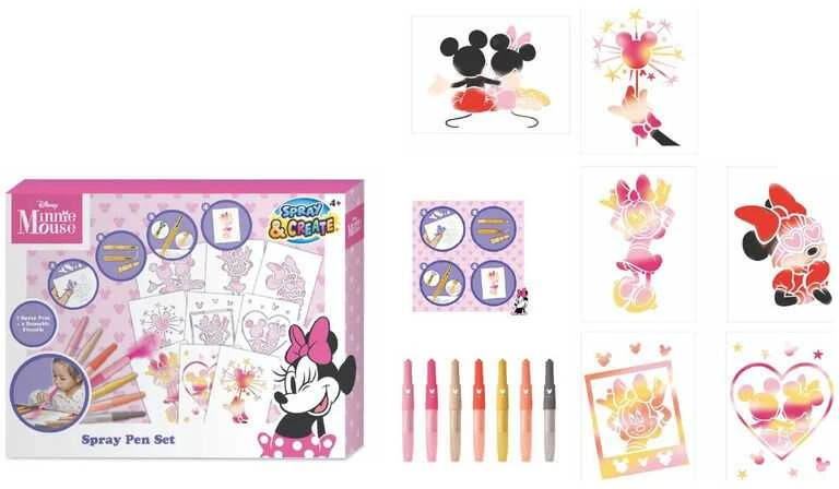 Disney - Minnie Mouse purškiamų rašiklių rinkinys (MM24364)
