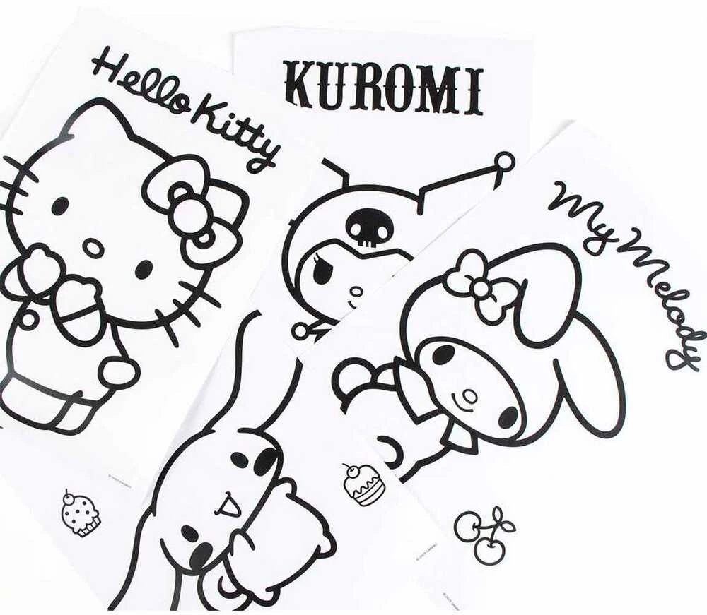 CERDÁ Hello Kitty colouring stationery set