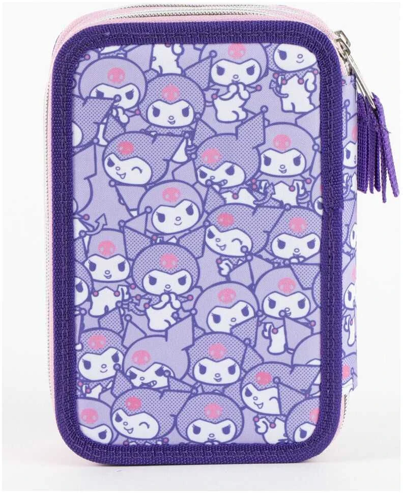 CERDÁ Hello Kitty Kuromi triple pencil case