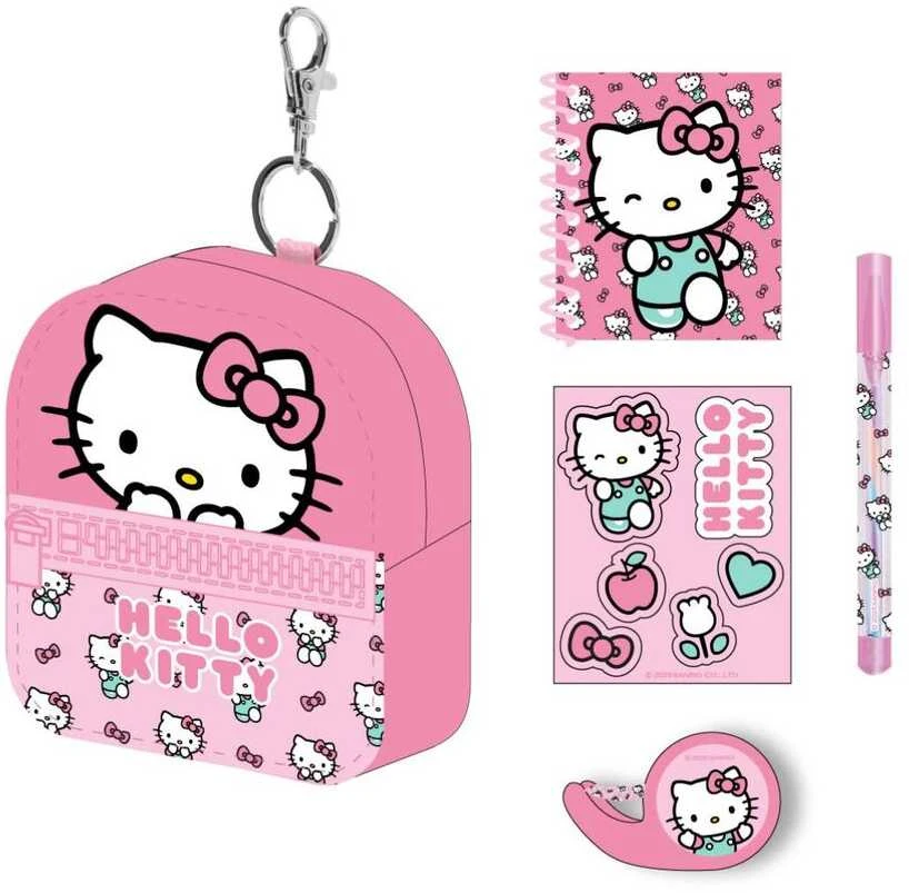 CERDÁ Hello Kitty Stationery mini backpack set