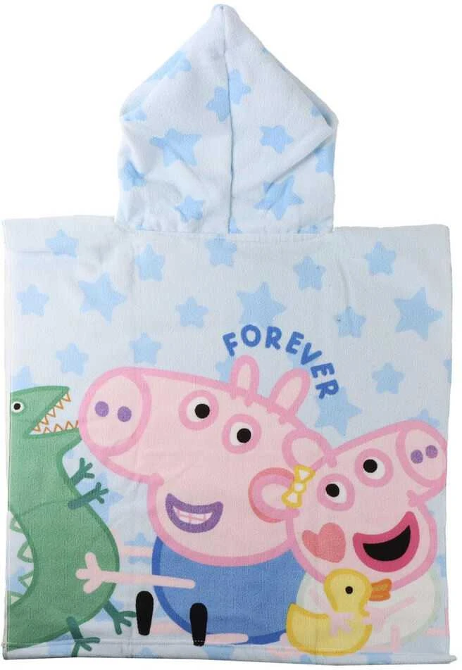CERDÁ Peppa Pig microfibre poncho beach towel