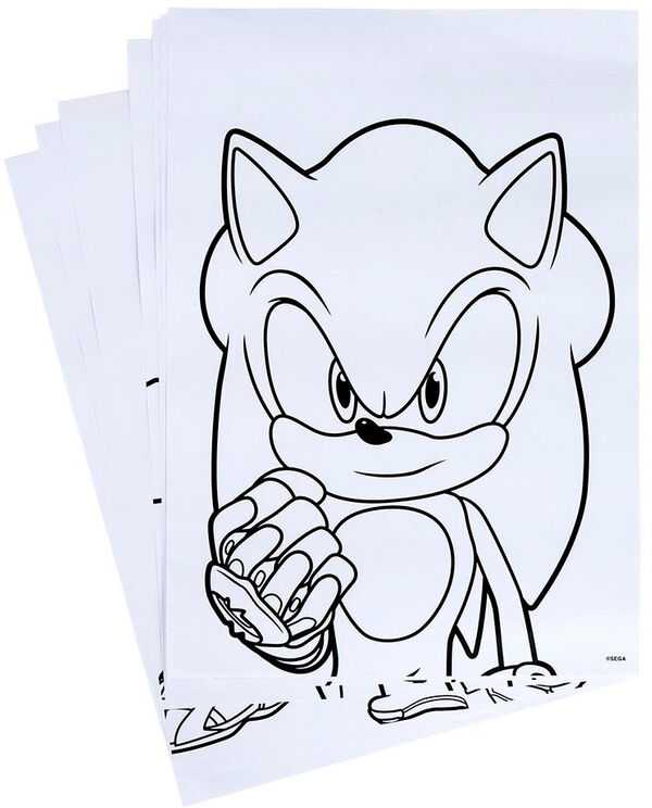 CERDÁ Sonic Prime colouring stationery set