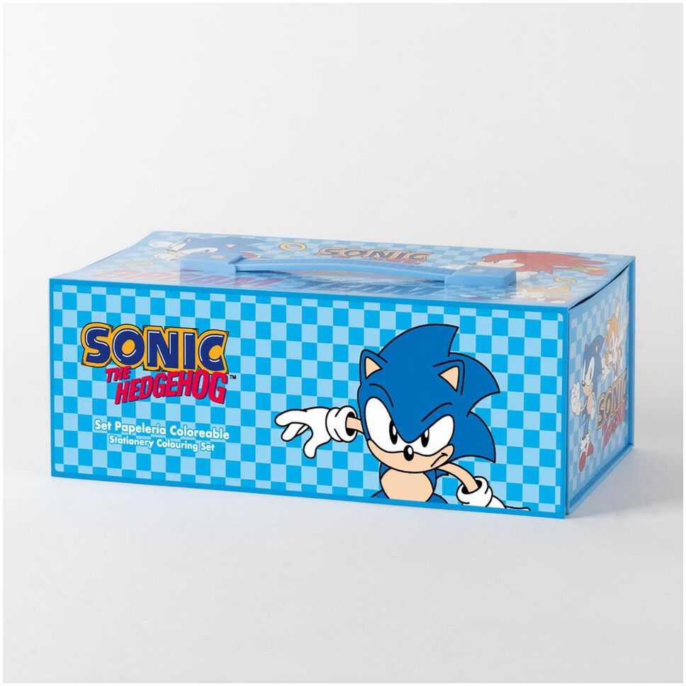 CERDÁ Sonic the Hedgehog Colouring stationery case