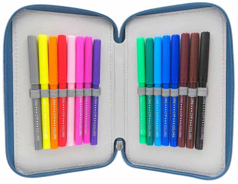 Cyp Brands Atletico de Madrid triple pencil case