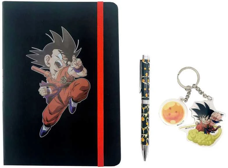 Cyp Brands Dragon Ball set diary + pen + keychain