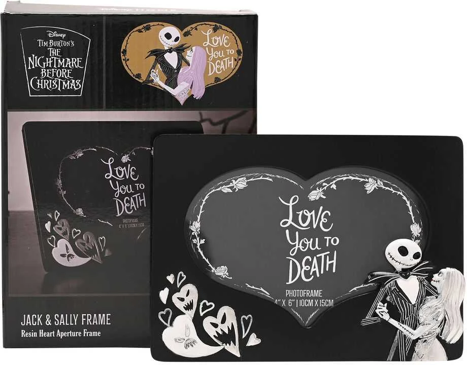Nuotraukų rėmelis Widdop Co Disney Nightmare Before Christmas Love You to Death photo frame