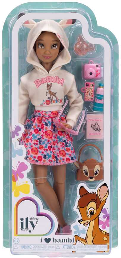 Jakks Pacific Disney ILY 4ever mados lėlė su Bembio motyvu ir aksesuarų rinkiniu 30 cm