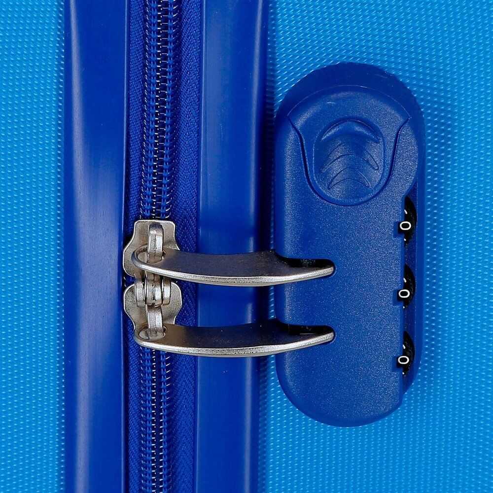 Joumma Bags Luksusowy dziecięcy kufor kelioninis ABS MICKEY MOUSE Azul, 55x38x20cm, 34L, 20317