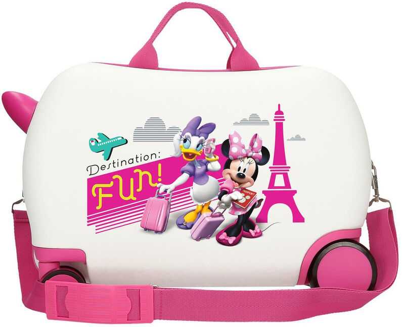 Joumma Bags Minnie Mouse Dziecięca dėklas na kółkach - jeździk - Minnie i Daisy - 24,5L