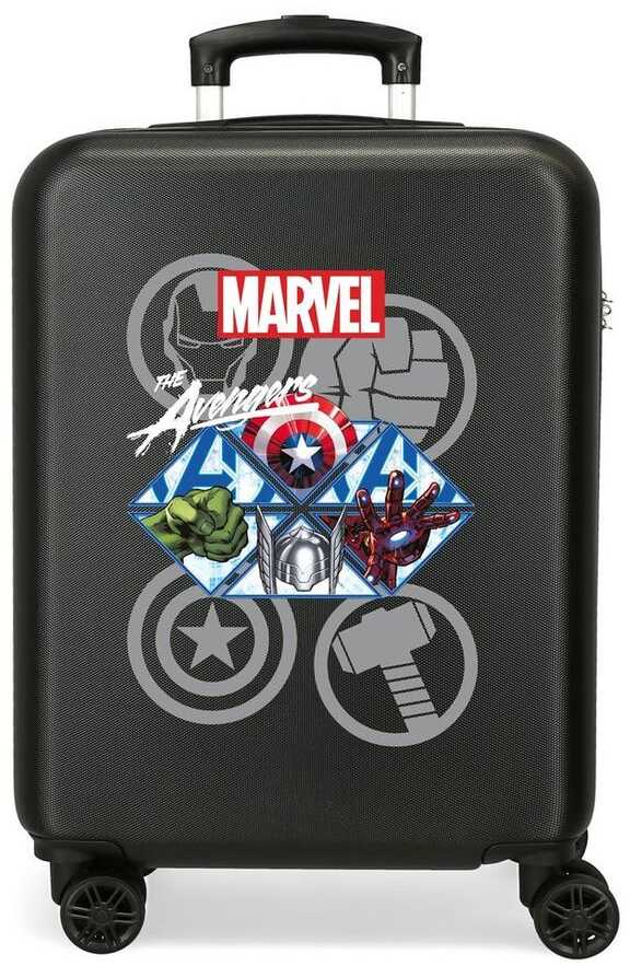 Bez Marki ABS kelioninis lagaminas AVENGERS Heroes, 55x38x20cm, 34L, 4961121 (mažas)