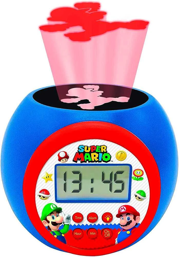Super Mario žadintuvas su projekcijos funkcija