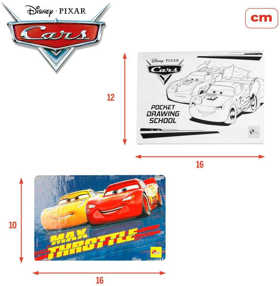 Disney Automobiliai – Kišeninio piešimo mokykla (92208)