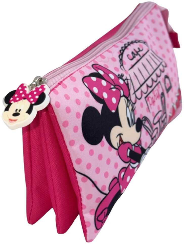 Manenti Disney Minnie Paris triple pencil case