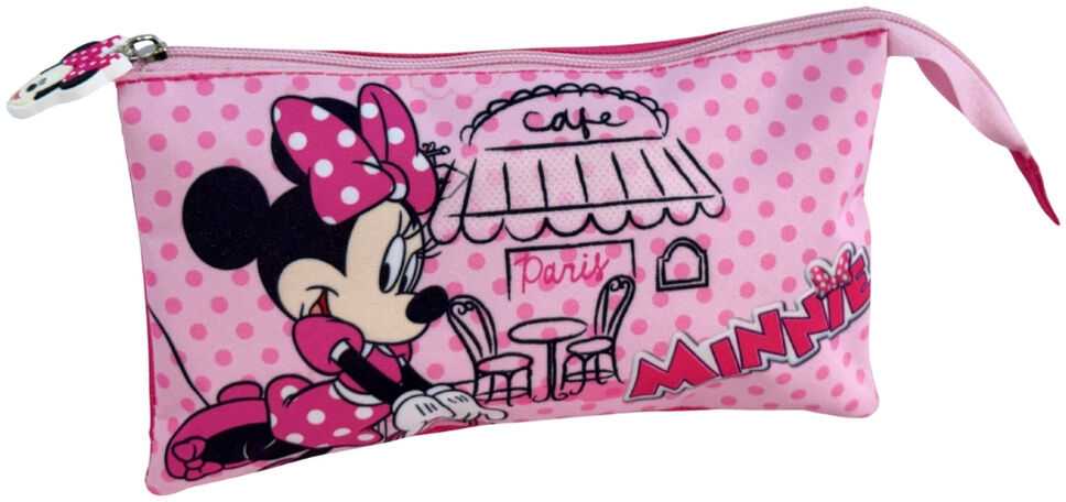 Manenti Disney Minnie Paris triple pencil case