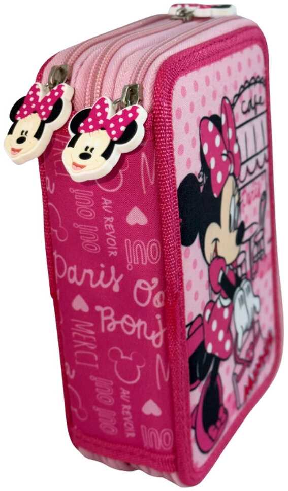 Manenti Disney Minnie Paris triple pencil case